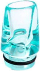Whistle Style Long Drip Tip 510 Dotmod Tiffany Blue