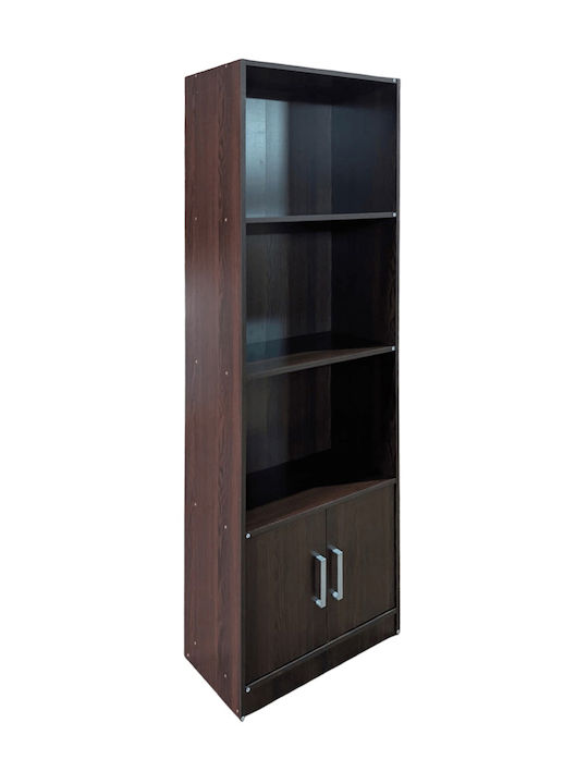 Βιβλιοθήκη Eliot 3s Wenge 60x30x180εκ.