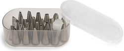 Patisse Nozzle for Pastry Bags Metallic 27 Pieces 01799