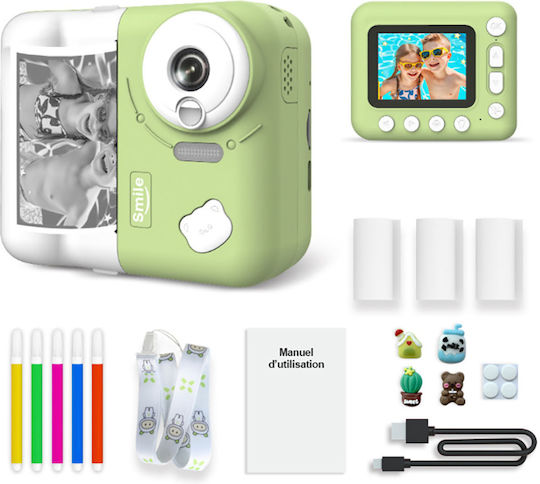 Avizar Instakid Kinderkamera 48MP mit Thermodruck Grün