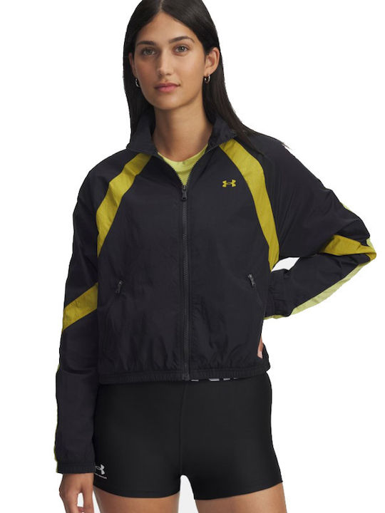 Γυναικεία Ζακέτα Φούτερ Black, Yellow Shade, Green Legacy