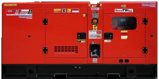 Kraftwele Generatoare silențioase Generator Petrol cu Autostart și Putere Maximă 80kVA