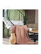 Kotonia Home Cuvertură Extra-dublu Bumbac Cocoa 220x240cm