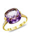 Kiriakos Gofas Damen Ring mit Steinen aus Gold 14K