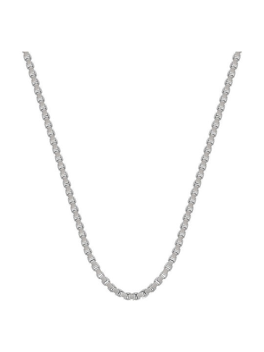 Kiriakos Gofas Silver Chain Neck Thin Thickness 1.6mm