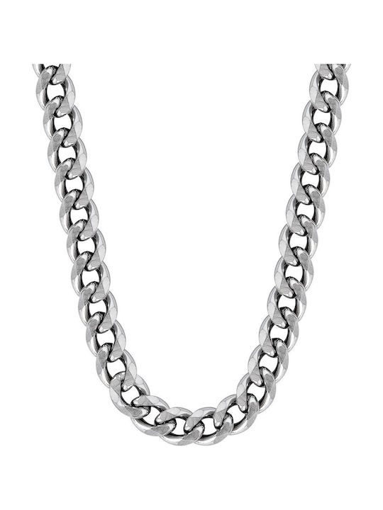 Kiriakos Gofas Chain Neck made of Steel Thin Thickness 5.11mm