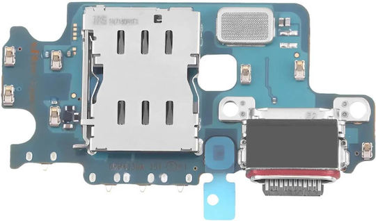 Clappio Conector De Încărcare Usb-c Samsung Galaxy S25 Cititor Sim Albastru