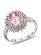 Kiriakos Gofas Damen Ring mit Diamant aus Weißgold 18K