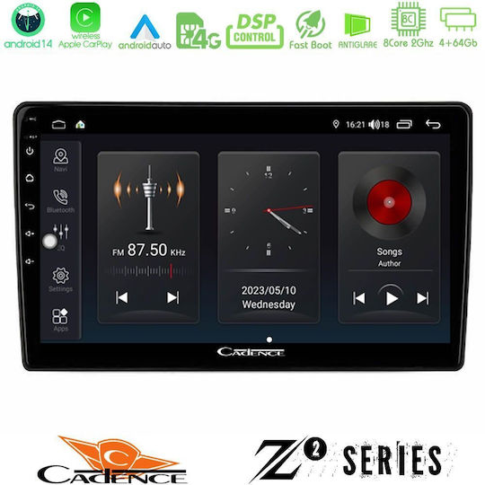 Bizzar Car Audio System for Alfa Romeo Giulietta 2014-2021 (Bluetooth/USB/WiFi/GPS/Apple-Carplay/Android-Auto) with Touch Screen 10"