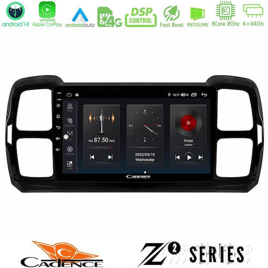 Bizzar Auto-Audiosystem für Citroen DS5 2017-2021 (Bluetooth/USB/WiFi/GPS/Apple-Carplay/Android-Auto) mit Touchscreen 9"