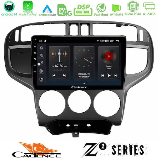 Bizzar Ηχοσύστημα Αυτοκινήτου για Hyundai Matrix 2001-2010 (Bluetooth/USB/WiFi/GPS/Apple-Carplay/Android-Auto) με Οθόνη Αφής 9"