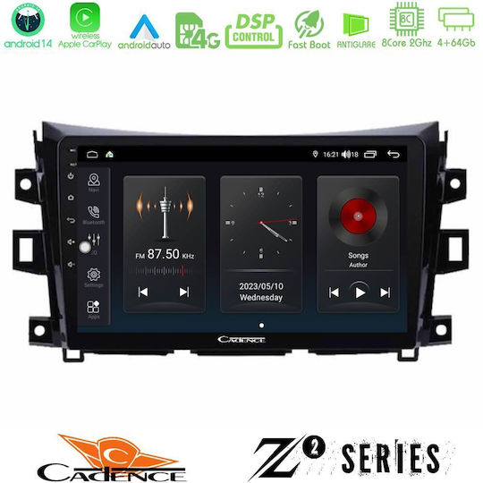 Bizzar Ηχοσύστημα Αυτοκινήτου για Nissan Navara / NP300 2016-2021 (Bluetooth/USB/WiFi/GPS/Apple-Carplay/Android-Auto) με Οθόνη Αφής 9"