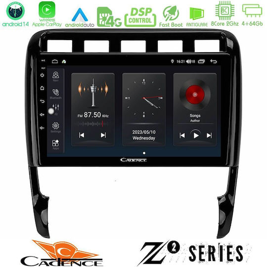 Bizzar Car Audio System for Porsche Cayenne 2003-2010 (Bluetooth/USB/WiFi/GPS/Apple-Carplay/Android-Auto) with Touch Screen 9"