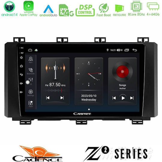 Bizzar Ηχοσύστημα Αυτοκινήτου για Seat Ateca 2017-2021 (Bluetooth/USB/WiFi/GPS/Apple-Carplay/Android-Auto) με Οθόνη Αφής 9"