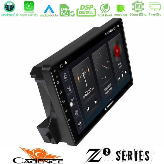 Bizzar Car Audio System for Ssangyong Actyon / Kyron 2005-2014 (Bluetooth/USB/WiFi/GPS/Apple-Carplay/Android-Auto) with Touch Screen 9"