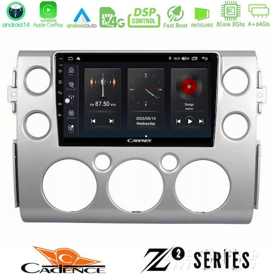 Bizzar Ηχοσύστημα Αυτοκινήτου για Toyota FJ 2007-2014 (Bluetooth/USB/WiFi/GPS/Apple-Carplay/Android-Auto) με Οθόνη Αφής 9"
