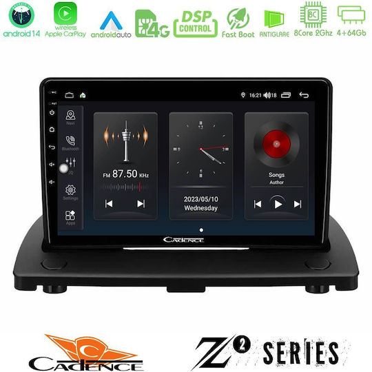 Car Audio System for Volvo XC 90 2006-2014 (Bluetooth/USB/WiFi/GPS/Apple-Carplay/Android-Auto) with Touch Screen 9"