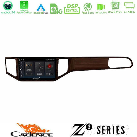 Bizzar Ηχοσύστημα Αυτοκινήτου για Volkswagen Sportsvan / Golf Sportsvan 2014-2020 (Bluetooth/USB/WiFi/GPS/Apple-Carplay/Android-Auto) με Οθόνη Αφής 9"