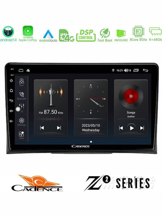 Bizzar Car Audio System for Volkswagen Transporter / Golf 2003-2015 (Bluetooth/USB/WiFi/GPS/Apple-Carplay/Android-Auto) with Touch Screen 9"