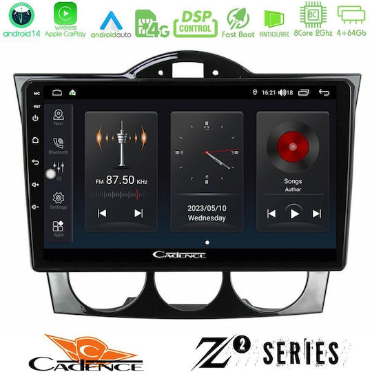 Bizzar Sistem Audio Auto pentru Mazda RX-8 2003-2008 cu A/C (Bluetooth/USB/WiFi/GPS/Apple-Carplay/Android-Auto) cu Ecran Tactil 9"