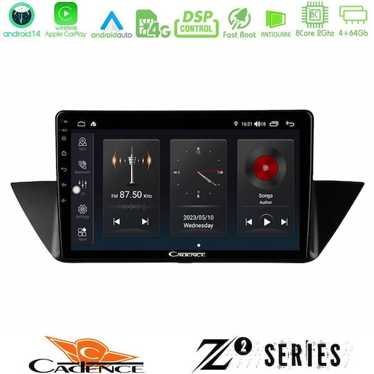 Bizzar Car Audio System for BMW X1 (E84) / X1 2009 – 2014 (Bluetooth/USB/WiFi/GPS/Apple-Carplay/Android-Auto) with Touch Screen 10"