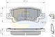 Σετ Δισκοφρενα Οπισθια Toyota Corolla Zze12_ Nde Cbp3942 Cbp3942-421