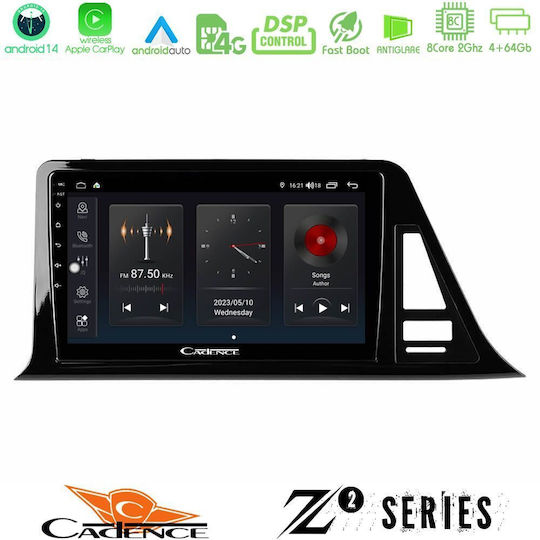 Bizzar Car Audio System for Toyota C-HR 2017-2022 (Bluetooth/USB/WiFi/GPS/Apple-Carplay/Android-Auto) with Touch Screen 9"
