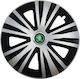 Set 4 Wheel Covers Suitable 16 Inch Rims Skoda New Verde Glory Mix Model