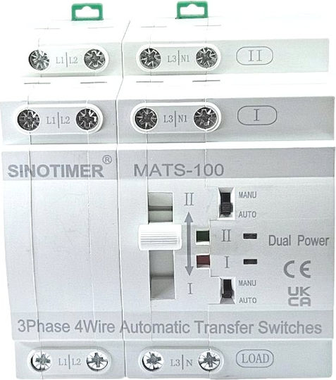 Sinotimer Τετραπολικός Μεταγωγικός Διακόπτης Ράγας 63A
