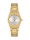 Ferro Herrenuhr 22mm Batterie mit Gold Metallarmband