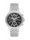 Ferro Men's Watch 44mm Battery with Silver Metal Bracelet