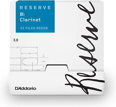 D'addario Reserve Schilfrohr Klarinette Bb Nr 3 1 Menge B25