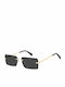 Polaroid Damentliche Sonnenbrille mit Goldenem Metallrahmen und Grauen Polarisiertem Glas PLD6245/S 2F7/M9