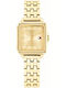 Rolles Womens Watch 24mm Battery With Gold Steel Bracelet