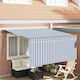 Foldable Tent Blue White Stripes Large