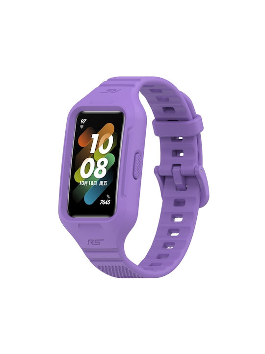 Armband Silikon Lila (Huawei Band 7Honor Band 6)