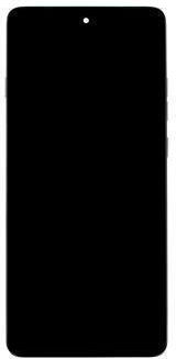 Motorola Οθόνη mit Touch-Mechanismus und Rahmen für Motorola Edge 60 Pro (Schwarz)