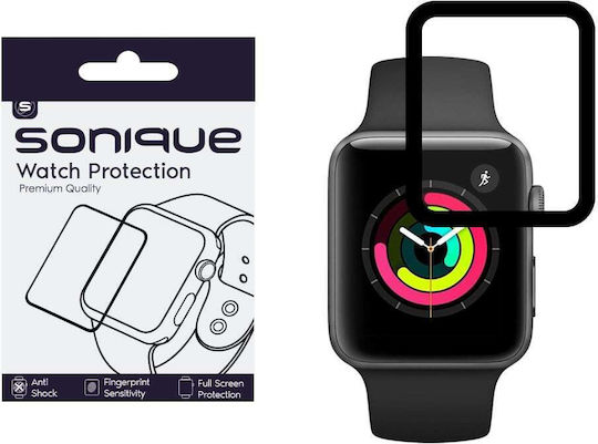 Sonique Full Face Tempered Glass για το Apple Watch 1/2/3 38 mm, Apple 1τμχ