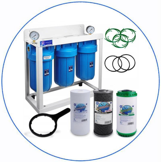 Aqua Filter Dreifach Zentrale Versorgung Rohrquerschnitt 1'' Aqua Filter Dreifach Zentrale Versorgung Rohrquerschnitt 1''