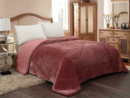 Adam Home Комбинирано одеяло Куинсайз 220x240бр Розов