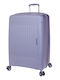 Diplomat Large The New York Collection Large Hard Lila Suitcase With 4 Wheels Height 74cm