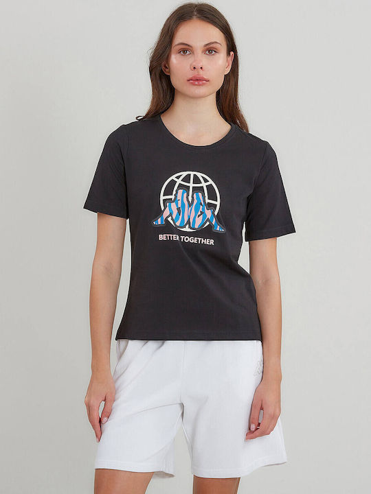 Kappa Gaffa Women's T-shirt Black