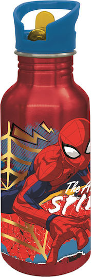 Stor Бутилка Детска Бутилка За Вода Spiderman Алуминий 545мл