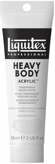 Liquitex Professional 59ml Heavy Body Acrylics 430 Transparent Mixing White Series 1