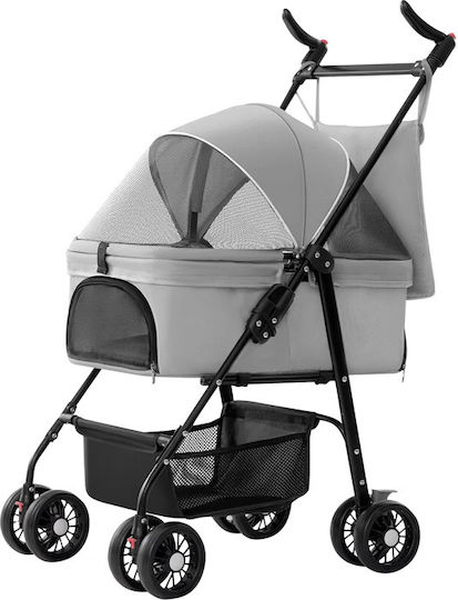 Denik Pets Dog/Cat Carrying Gray Stroller L103xW56xH50cm