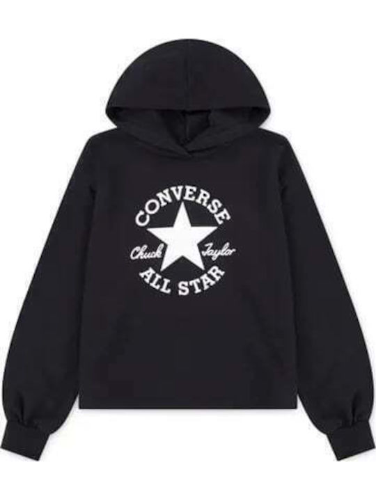 Sweatshirt mit Kapuze Schwarz