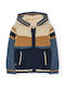 Kids Cardigan Cotton with Hood Beige