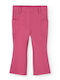 Pantaloni din Material Textil pentru Copii Fuchsia