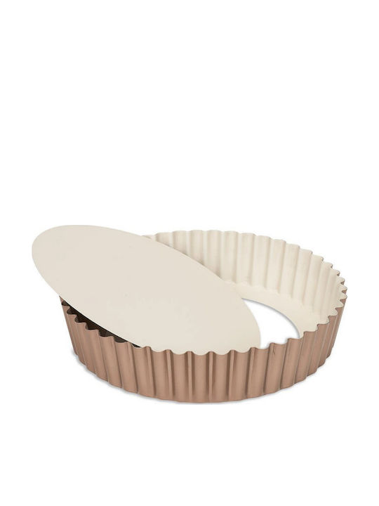 Patisse Waffle Backform Törtchen Keramik mit abnehmbarem Boden 1cm
