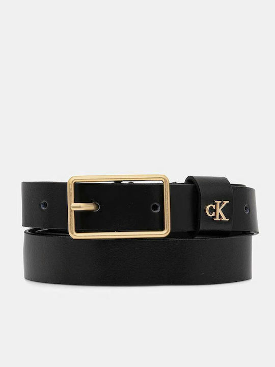 Calvin Klein Curea Dama Din Piele Neagră